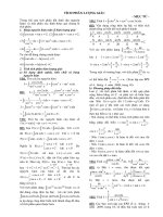 Tích phân lượng giác