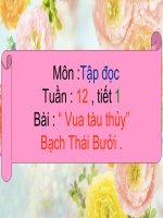 TĐ4 BÀI : 