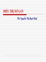 Bài giảng điều trị sơ gan
