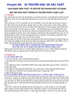 Tính xác suất trong sinh học