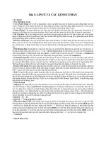 Tài liệu Hệ Điều Hành