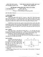 Đề + Đáp án HSG li 9 tỉnh Tièn Giang năm 2010-2011