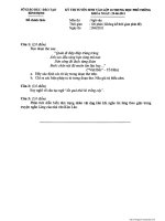 đề thi Văn tuyển sinh lớp 10 (Bình Định 2011-2012)