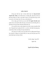 luận văn thạc sĩ xung đột kịch nguyễn huy tưởng