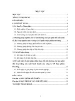 phương pháp nghiên cứu về ảnh hưởng của lạm phát đến nền kinh tế, lấy ví dụ nghiên cứu ở công ty cổ phẩn thực phẩm develing