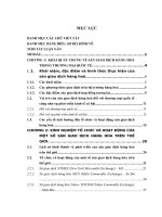 tổ chức và hoạt động của một số sàn giao dịch hàng hóa trên thế giới