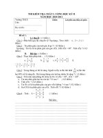 Đề kiểm tra học kì II - Toán 6 (Đề số 1).doc