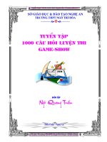 TUYEN TAP 1000 CAU HOI LUYEN THI GAMESHOW