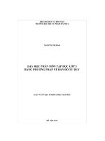 dạy - học phân môn tập đọc lớp 5 bằng phương pháp vẽ bản đồ tư duy