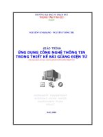 UNG DUNG CNTT TRONG THIET KE BAI GIANG DIEN TU ( DHSP HUE )