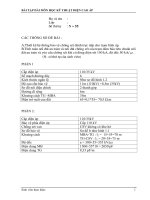 BÀI TẬP DÀI MÔN KỸ THUẬT ĐIỆN CAO ÁP (ĐỀ 8)