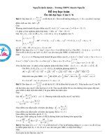 Ôn thi đại học chuyên đề hàm số THPT nguyễn quang diêu