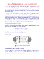 DIA LY TRONG CA DAO VIET NAM