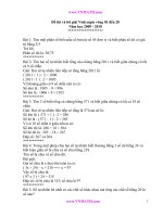 đề thi-đáp án lời giải violympic toán LỚP 5