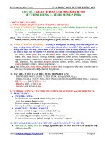 Quantifiers and ditributives