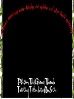 Hoạt động sản xuất của người dân ở Tây Nguyên(tiếp theo)