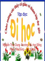 Tap doc bai :Đi hoc