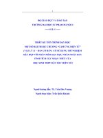 thiết kế tiến trình dạy học một số bài thuộc chương cảm ứng điện từ (vật lý 11 - ban cơ bản) có sử dụng thí nghiệm kết hợp với phần mềm dạy học nhằm phát huy tính tích cực của học sinh trung học phổ thông dân tộc miền núi