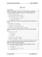 Một số giải pháp đẩy mạnh hoạt độngtiêu thụ tại Công ty cổ phần thực phẩm TB