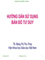 HƯỚNG DẪN SỬ DỤNG BẢN ĐỒ TƯ DUY