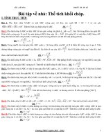 THỂ TÍCH KHỐI ĐA DIỆN(HAY)