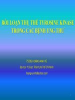 Giáo trình rối loạn thụ thể trong các bệnh ung thư