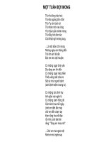 MỘT TUẦN ĐỢI MONG