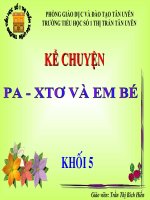 Kể chuyện (Tuần 14): Pa - xtơ và em bé