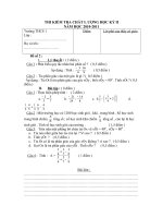 Đề kiểm tra học kì II - Toán 6 (Đề số 2).doc