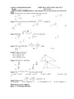 đề khảo sát giữa kì 1 (2011-2012)