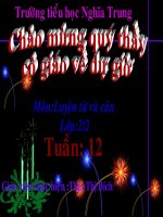 Luyen tu va cau Tuan 12