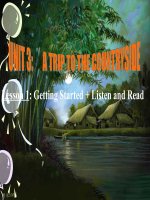 unit 3: Getting started listen and read