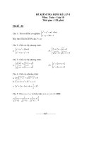 de thi dinh ki lan 1