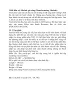 Gia công chi tiết  trên NX9