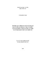Tìm hiểu quá trình xây dựng kế hoạch HACCP cho sản phẩm cá tra cắt khúc làm sạch đông lạnh tại công ty trách nhiệm hữu hạn xuất nhập khẩu thủy sản thiên mã