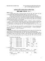 Đáp án HSG quốc gia 2001