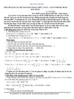 Tìm GTLN-GTNN nhờ dự đoán dấu bằng