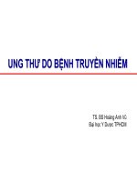 Giáo trình ung thư do bệnh truyền nhiễm