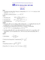 60 de thi dai hoc co dap an