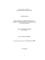 phân tách bằng các phương pháp sắc ký và nghiên cứu một số tính chất của ribonuclease từ nọc rắn hổ mang