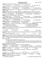 Đề kiểm tra nâng cao 12 cực chuẩn