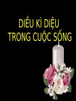 điều kì diệu trong cuộc sống