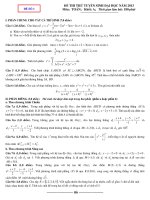 23 đề thi thử đại học môn tóan năm 2013
