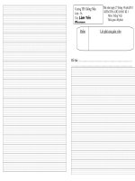 mẫu bài kiểm tra