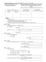 Đề chọn HSG MTCT năm 2010-2011 của THCS Nguyễn Trãi - TPLX