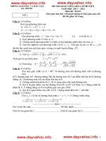 Đề thi Giáo viên giỏi toán THCS năm 1011-2012