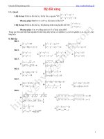 bài tập hệ phương trình