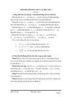 biến đỏi đòng nhất các biểu thức