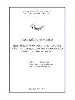 Sáng kiến kinh nghiệm Tiếng Việt 4