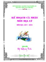 KE HOACH CA NHAN MON DIA LY 2011-2012